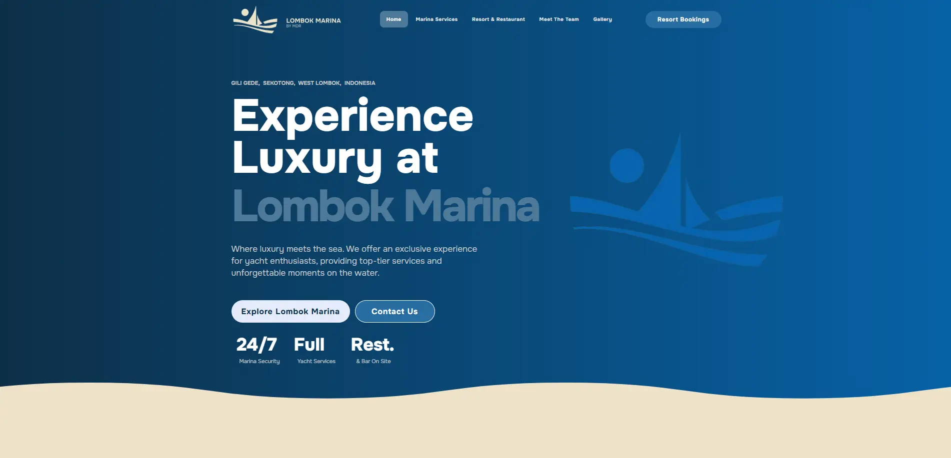 Screenshot Lombok Marina