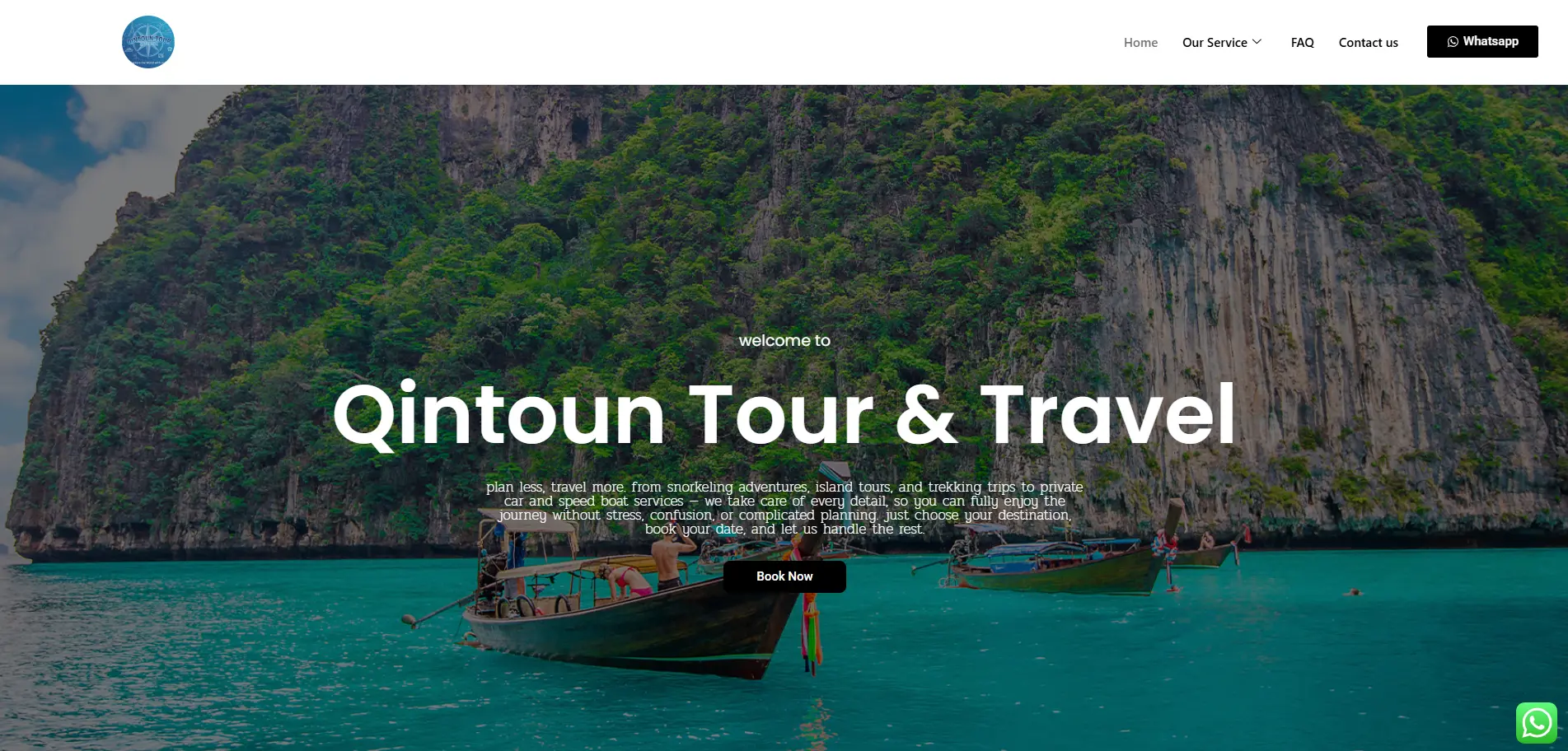 Screenshot Qintoun Travel